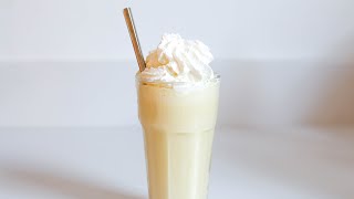 Vanilla Milkshake Recipe  2 Ingredients Only [upl. by Netsruk780]