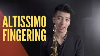 Altissimo Fingerings for Tenor Saxophone [upl. by Beverle]