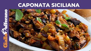 CAPONATA SICILIANA RICETTA ORIGINALE [upl. by Lorrimer26]