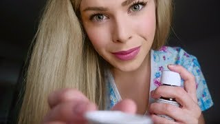 ASMR Night Nurse Cares for You in Bed Medical Triggers [upl. by Schiffman]