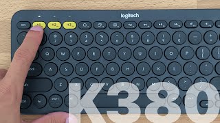 Logitech K380 Review amp Setup  Budget Bluetooth Keyboard [upl. by Ymled]