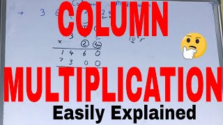 Column multiplicationColumn multiplication methodMultiplication by column method examples [upl. by Cleres158]