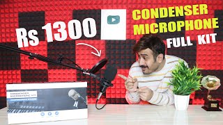 Condenser Microphone BM800 Complete Kit  Full Review  Unboxing Setup Audio Tests [upl. by Anaujait]