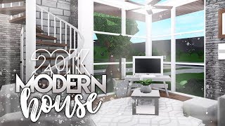 Roblox  Bloxburg 20k Modern House  House Build [upl. by Enelyw718]