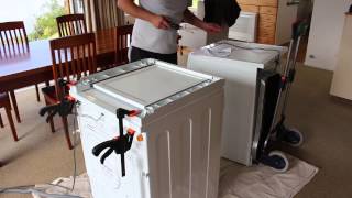 Installing a Fisher amp Paykel Dryer Stacking KIt [upl. by Wyne444]