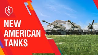 WoT Blitz New American Heavy Tanks Meet the Yohs [upl. by Yhtomiht]