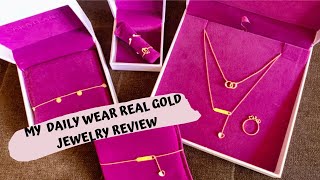 Everyday Wear Gold Jewellery  HONEST Caratlane Gold amp Diamond Jewelry Review after 1 YR Use [upl. by Ahsekal369]