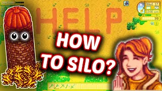 Stardew Valley SILOS how to QUICK guide [upl. by Giamo524]