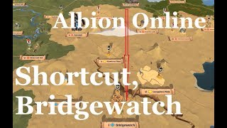 Albion Online  Caerleon to Bridgewatch fast almost safely [upl. by Rimaa]