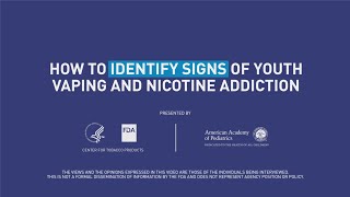 How to Identify Signs of Youth Vaping and Nicotine Addiction [upl. by Cathryn572]