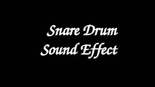 Free Sound Effect  Snare Drum [upl. by Madai454]