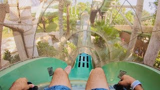 The Falls Waterslide at Aquaventure Waterpark Dubai [upl. by Subak]