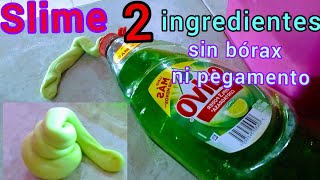 cómo hacer SLIME sin BÓRAX y sin PEGAMENTO transparente [upl. by Marella]