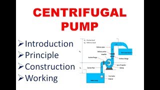 Centrifugal Pump  Construction  Principle  Working [upl. by Yuk]