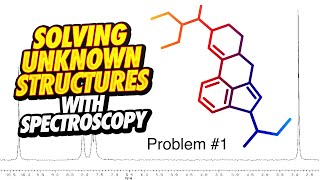 Solving an Unknown Organic Structure using NMR IR and MS [upl. by Sokcin]