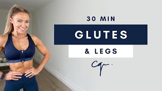 30 Min GLUTES amp LEG WORKOUT at Home  Ankle Weights Optional [upl. by Hacim812]