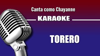 Torero con letra  Chayanne karaoke [upl. by Hutton]