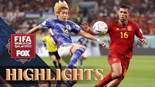 Japan vs Spain Highlights  2022 FIFA World Cup [upl. by Anatsirhc]