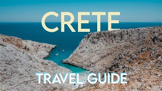 HOW TO TRAVEL CRETE  Best Beaches And Places  GREECE TRAVEL GUIDE [upl. by Zola]