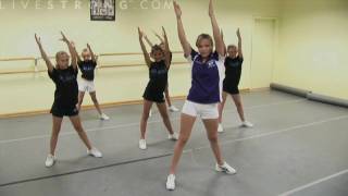 How to Do Cheerleading Dance Combinations [upl. by Anelrats341]