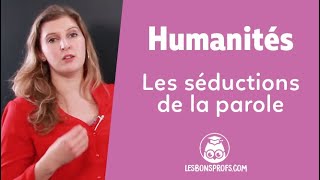 Les séductions de la parole  Humanités  1re  Les Bons Profs [upl. by Forsyth]