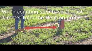 How to measure soil moisture by using Neutron Probe [upl. by Sherourd]