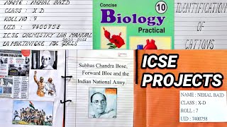 ICSE CLASS 10 Boards Projects PDF for 2024 all subjects  ICSE Projects History Biology Geo etc [upl. by Merwyn]