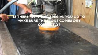 How to Change a Slabs Finish from Polished to Honed [upl. by Matthew582]