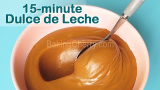 How to make Dulce de Leche in 15 Minutes  Smooth and Creamy Caramel Toffee Recipe  Baking Cherry [upl. by Worth]