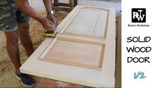 Making a Solid Wood Door  DIY Door 12 [upl. by Nilrem]