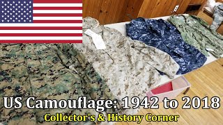 US Camouflage 1942 to 2018  Collectors amp History Corner [upl. by Ranie]