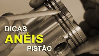 ANÉIS DE PISTÃO  DICAS MONTAGEM E DETALHES IMPORTANTES [upl. by Aynnat]