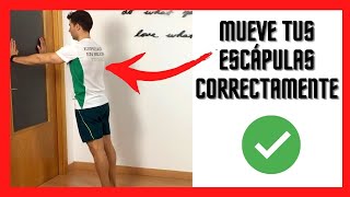 ¿Cómo hacer RETRACCIÓN ESCAPULAR 💪 Truco para HACER BIEN LAS FLEXIONES ✅ [upl. by Anuaek]