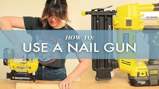 How To Use a Nail Gun [upl. by Sirromal]