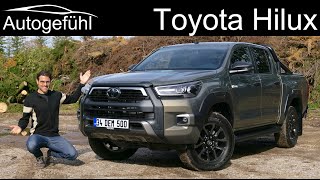 Toyota Hilux FULL REVIEW 2021 facelift Hilux double cab Invincible  Autogefühl [upl. by Latreshia]