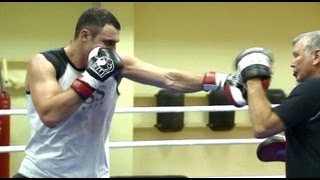 Vitali Klitschko vs Dereck Chisora  Klitschko training [upl. by Lau349]