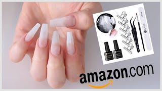 Testing a Fiberglass Nail Kit from Amazon [upl. by Thomajan]