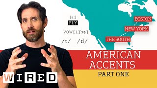 Accent Expert Gives a Tour of US Accents  Part One  WIRED [upl. by Aeduj]