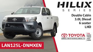 Toyota Hilux Double Cabin  30L Diesel  6 seater  LHD [upl. by Nanor]