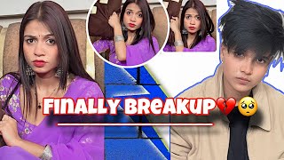 FINALLY BREAKUP 🥺💔 rajjufam love sad vlog vlogger [upl. by Yaluz405]