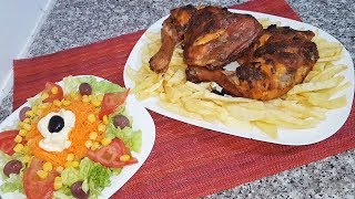 Poulet rôti  la meilleure recette  مطبخ أم وليد Oum Walid [upl. by Kristy933]