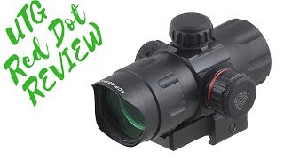 UTG Red Dot Review  Best low Cost Red Dot [upl. by Katalin]