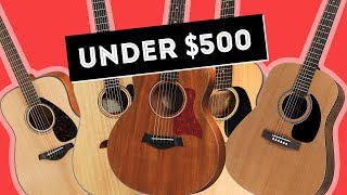 Tonys Top 5 Beginner Acoustic Guitars Under 500 [upl. by Modla]