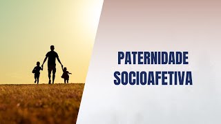 Paternidade socioafetiva [upl. by Frazier]