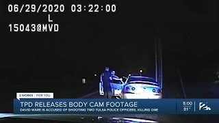 TPD releases body cam footage of shooting of two police officers [upl. by Narih]