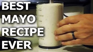 BEST Mayonnaise Recipe EVER  How to Make Homemade Mayo  BroBryceCooks [upl. by Dorcy]