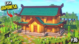 COMO HACER una CASA JAPONESA PERFECTA para MINECRAFT SURVIVAL [upl. by Calmas]