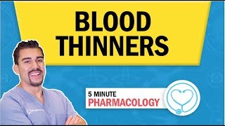 Pharmacology  Anticoagulants amp Antiplatelets blood thinners for nursing RN PN MADE EASY [upl. by Wilsey]