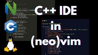 C IDE experience in Neovim [upl. by Bekha]