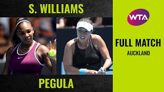 Serena Williams vs Jessica Pegula  Full Match  2020 Auckland Final [upl. by Ynnaffit]